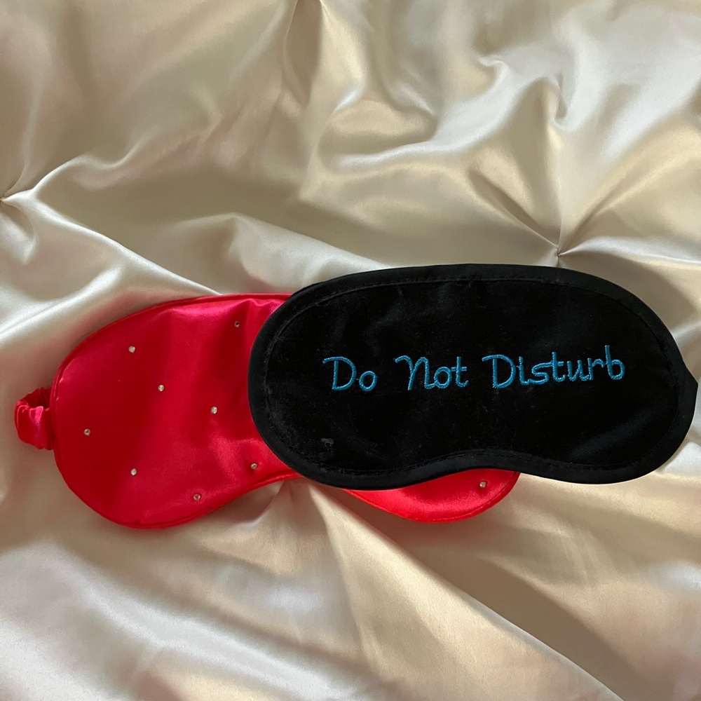 Black and Red Sleepmasks